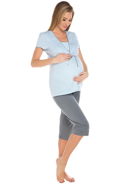 Těhotenské kapri pyžamo Italian Fashion 51309