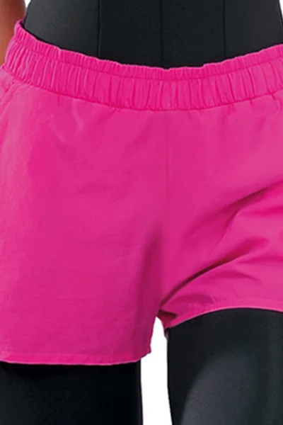 Tmavě růžové dámské sportovní šortky Lorin