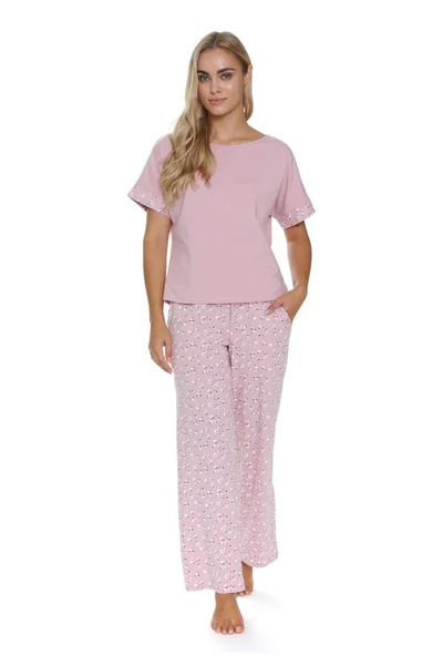 Dámské pyžamo Kopretina Růžová - dn-nightwear