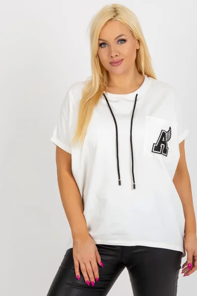 Dámské tričko v bílé barvě FPrice univerzální velikost