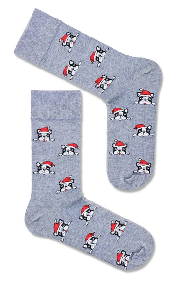Veselé pánské ponožky s vánočním motivem Milena