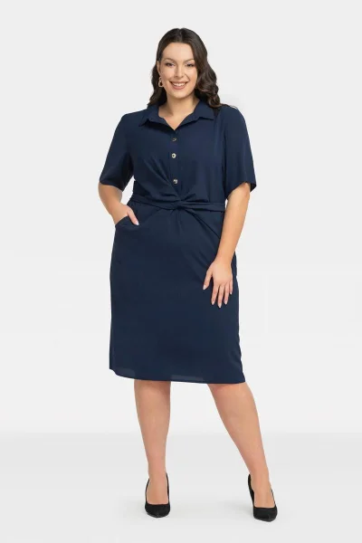 Elegantní dámské šaty Kyoto plus size Karko