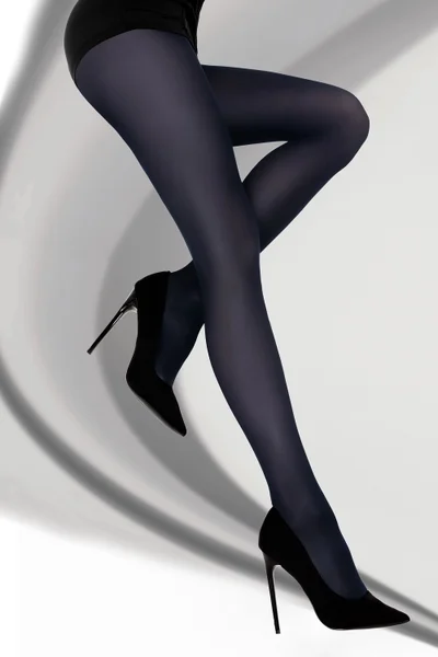Tmavě modré luxusní punčochové kalhoty LivCo Corsetti Fashion