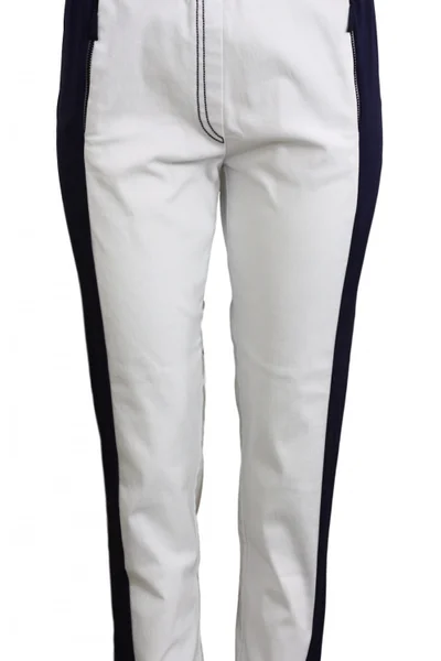 Modro-bílé dámské kalhoty Vena Gonera