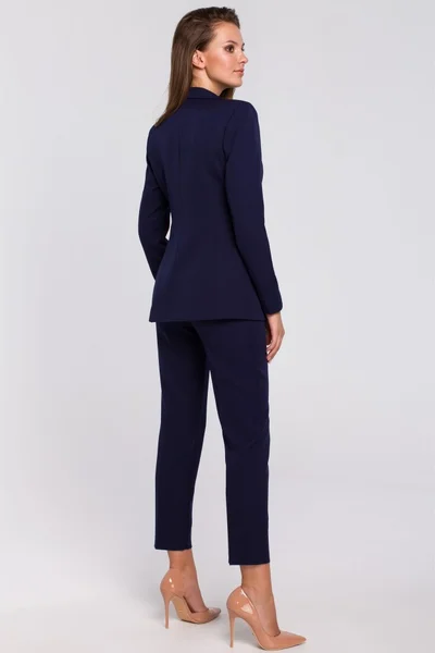 Elegantní klasické dámské sako Makover tmavě modré