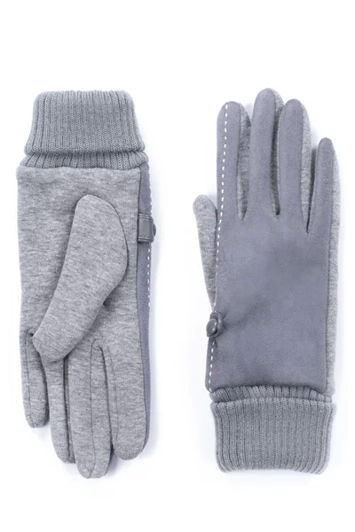Světle šedé dámské hřejivé rukavice Art of polo