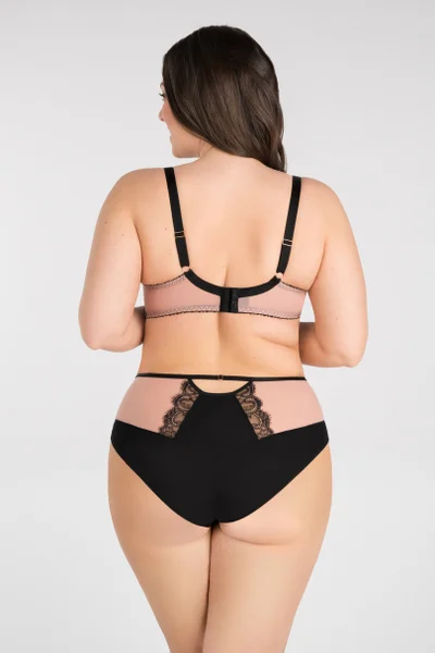 Plus size elegantní dámské klahotky s vysokým pasem Gorsenia