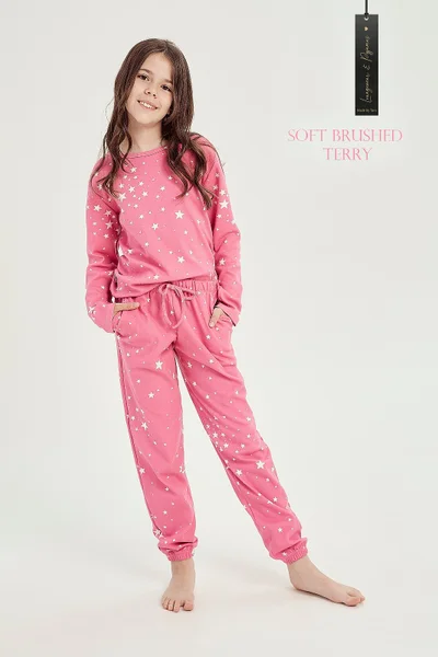 Růžové pyžamo pro dívky Taro