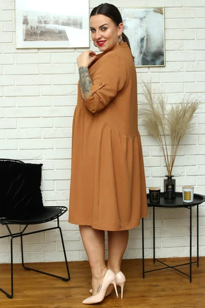 Dámské šaty plus size model 76235 Karko