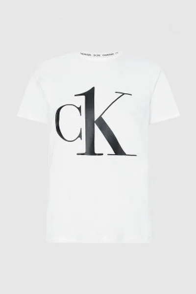 Dámské triko Q128 7UM bílá - Calvin Klein