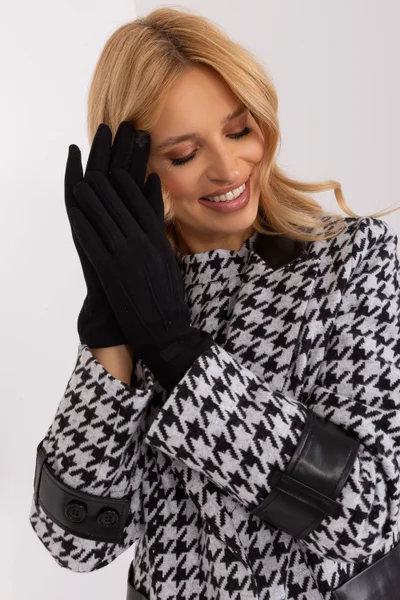 Elegantní hřejivé dámské rukavice AT