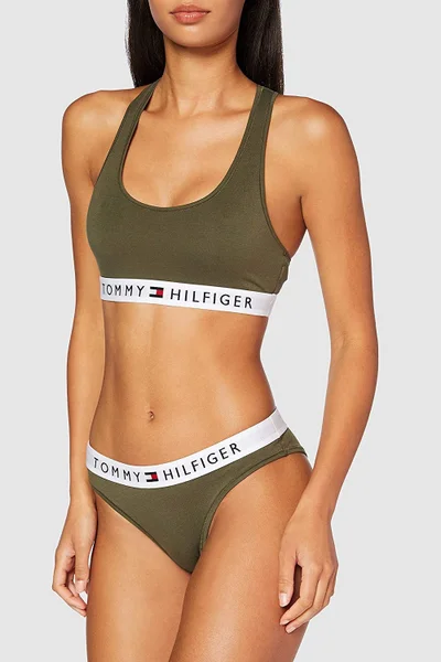 Khaki bralette podprsenka Tommy Hilfiger 2037