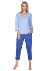 Komfortní dámské dvoudílné pyžamo Regina XXL