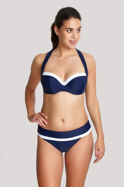 Podprsenka Bikiny Námořní Halterneck Swimwear Anya