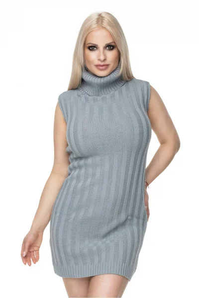 Přiléhavé svetrové šaty s rolákem PeeKaBoo 132039