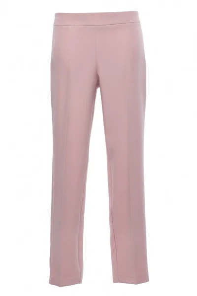 Dámské světle růžové kalhoty s úzkými nohavicemi Makover