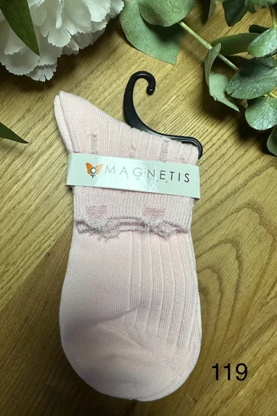 Žebrované dámské ponožky Magnetis