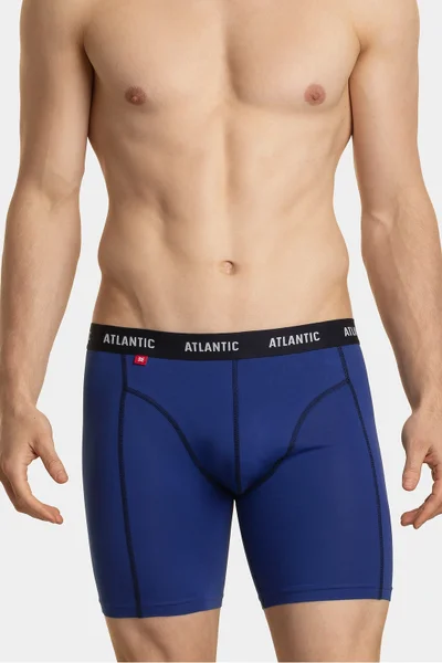 Prodloužené pánské elastické boxerky 2ks Atlantic