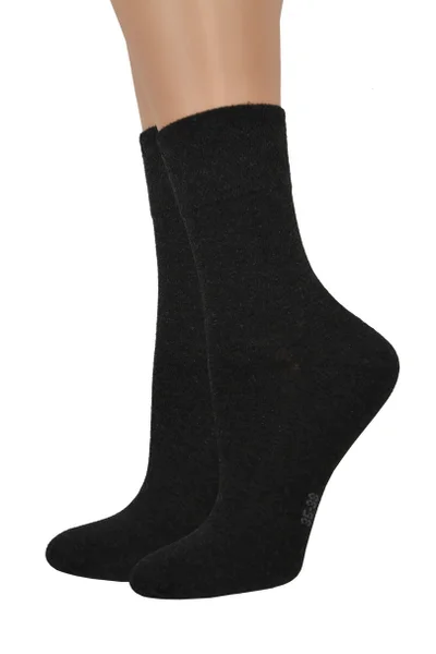 Šedé žíhané pánské ponožky SC 028 3-pack