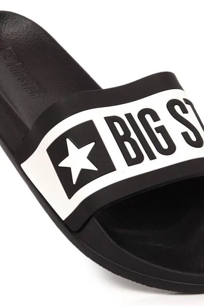 Dámské gumové pantofle Big Star černo-bílé