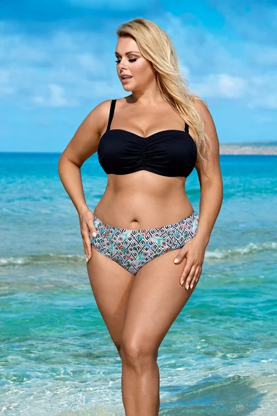 Dámské bikiny s vyztuženou podprsenkou plus size Lorin