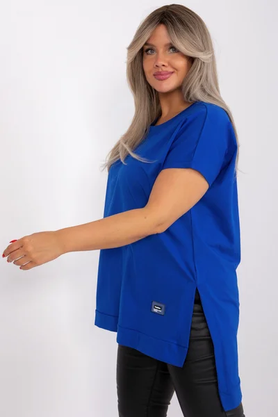 Dámské tričko královská modř univerzální velikost FPrice