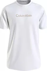 Pánské bílé tričko Calvin Klein s krátkým rukávem