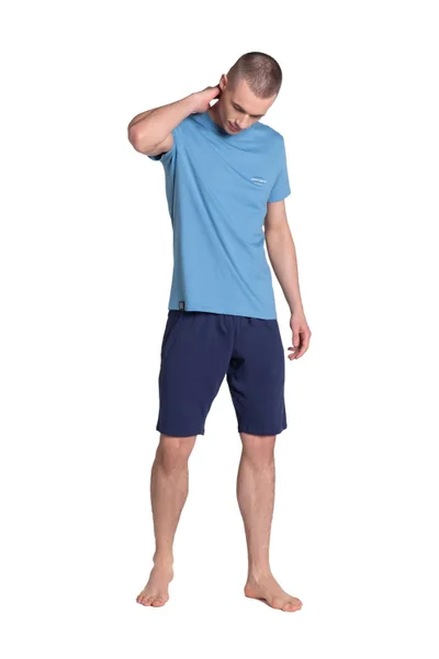 Pánské pyžamo TP877 Duty blue - Henderson (v barvě světle modrá)