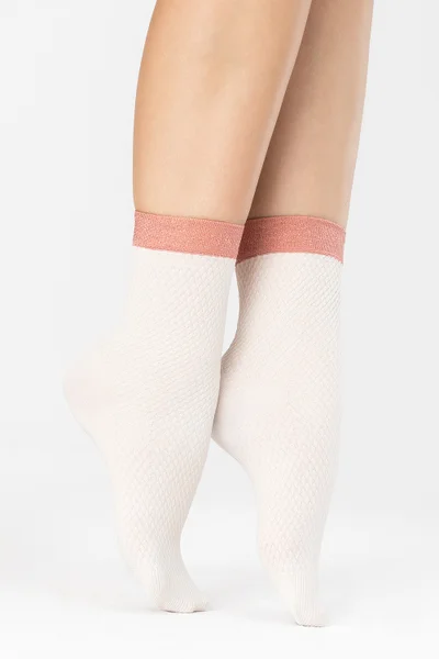 Dámské bílé ponožky Fiore