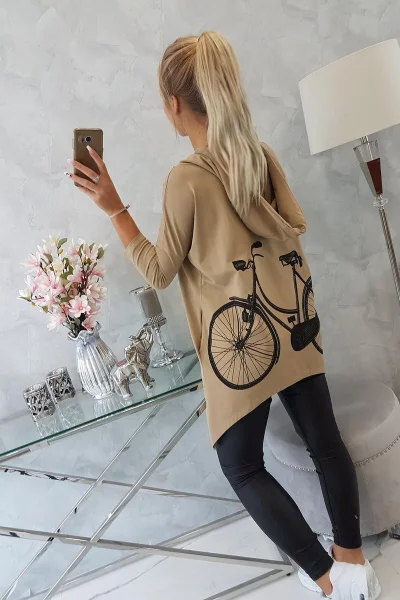 Stylová cyklistická dámská mikina Camel Kesi