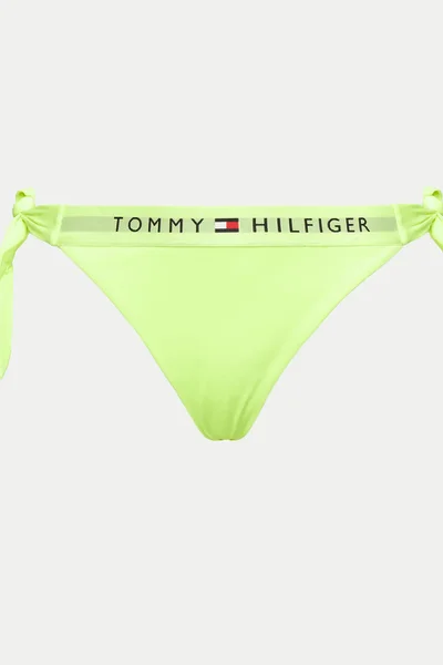 Neonově žluté dámské plavkové kalhotky Tommy Hilfiger