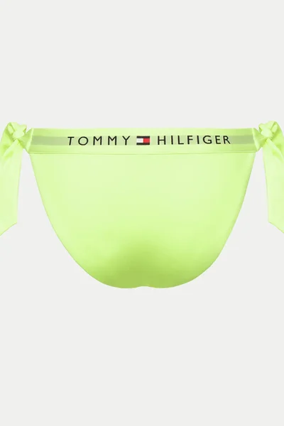 Neonově žluté dámské plavkové kalhotky Tommy Hilfiger