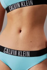 Calvin Klein dámské plavkové kalhotky modré INTENSE POWER