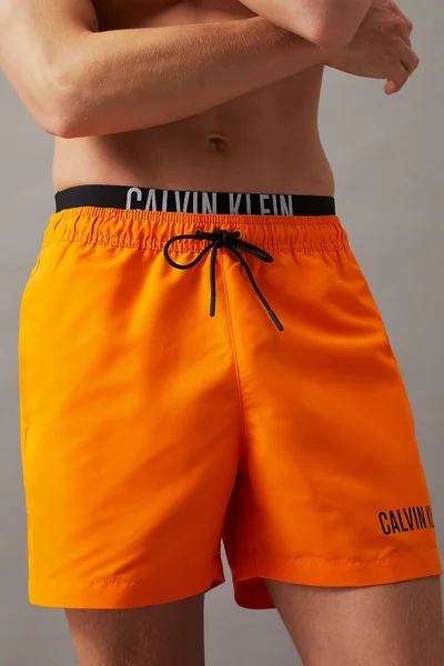 Pánské oranžové plavky INTENSE Calvin Klein