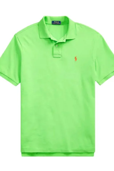 Módní pánské polo tričko v zelené barvě Ralph Lauren