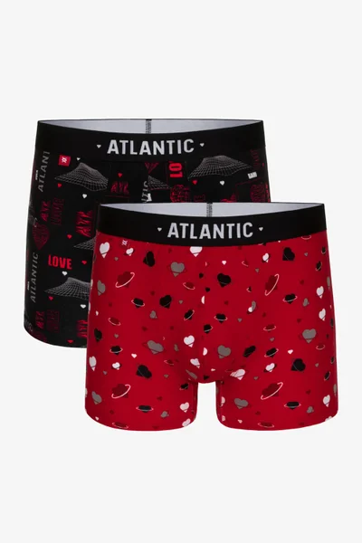 Barevné pánské boxerky s potiskem Atlantic