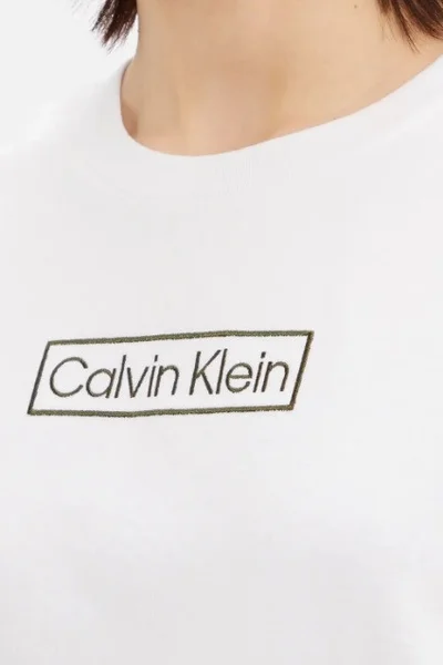 Dámský kraťasový set - K656 0SR bílákhaki - Calvin Klein