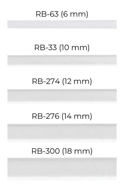 Tradiční látková ramínka Julimex 14mm RB 276,277