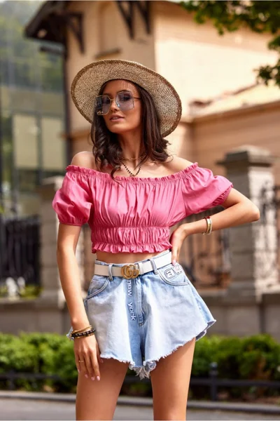 Crop top ve španelském stlyu Roco Fashion