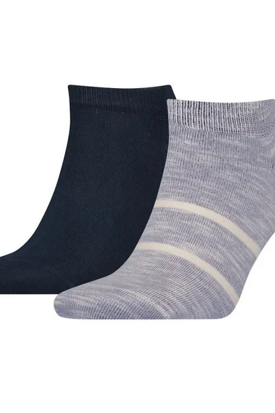 Unisex bavlněné kotníčkové ponožky 2 páry Tommy Hilfiger