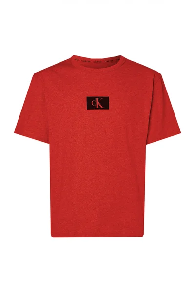 Korálové pánské noční tričko Calvin Klein
