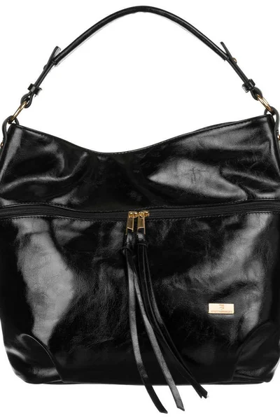 Dámská koženková kabelka v černé barvě FPrice