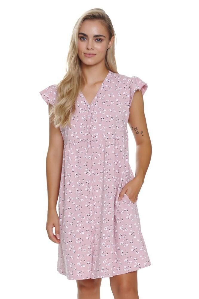 Komfortní těhotenská a kojící košilka na spaní Dn-nightwear, S i43_81418_2:_3:S_