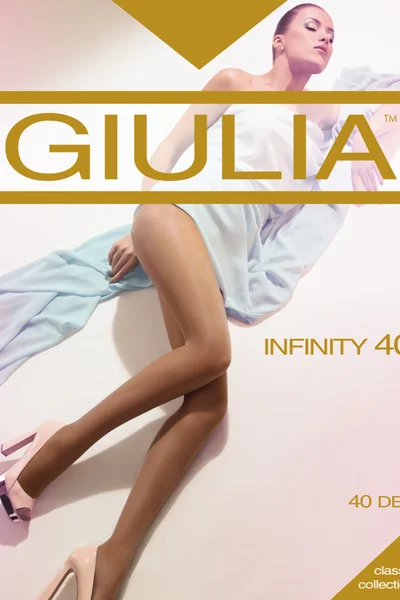 Hedvábné punčocháče Giulia Infinity 40