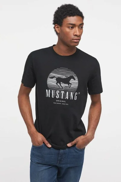 Pánské tričko v klasickém střihu Mustang