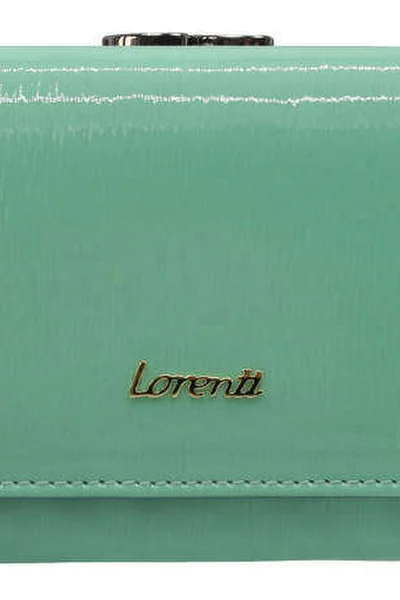 Lesklá zelená dámská peněženka FPrice