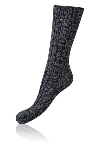 Hřejivé vysoké unisex ponožky Bellinda melírované