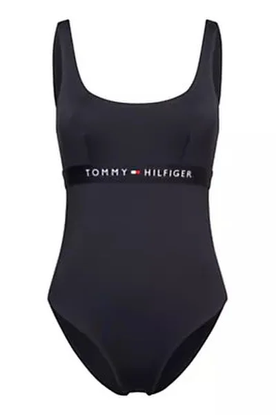 Jednoduché dámské plavky Tommy Hilfiger ve sportovním střihu