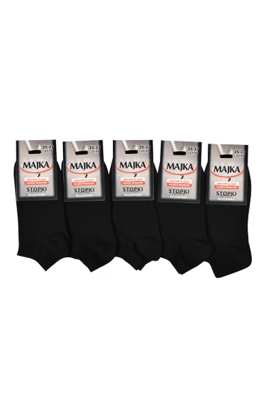 Hladké dámské ponožky - komplet 5 párů MAJKA
