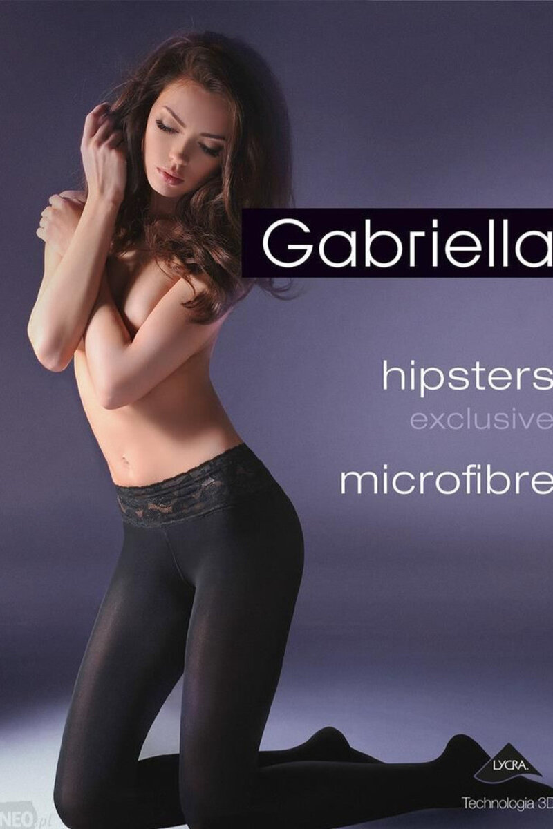 Černé bederní punčocháče Gabriella Hips Micro Exclusive, nero 2 i170_63102126